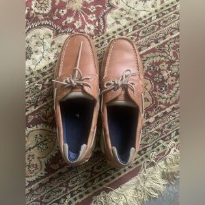 Sperry top-sided brown leather upper shoe